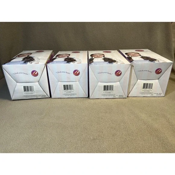 Wizard of Oz Figurine Set Dorothy Tin Man Scarecrow Lion with Boxes 2000
